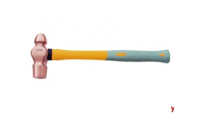 駿防牌紫銅工具紫銅塑柄奶頭錘鉗工錘滄州志遠批發銷售0.5-2.5磅紫銅錘子