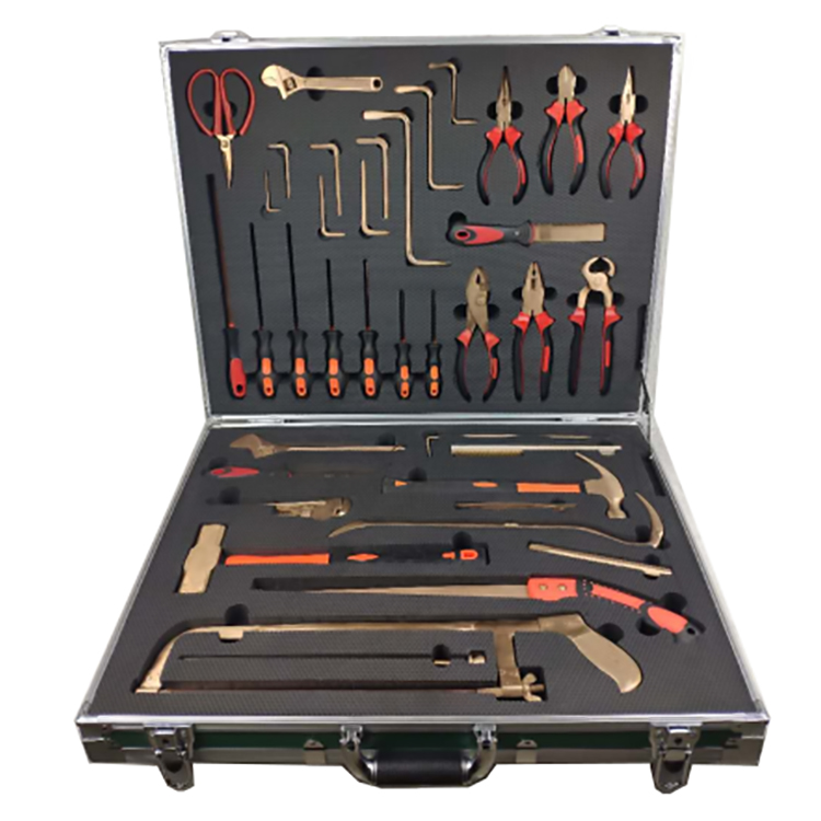 銅合金防爆組合工具39件套 鈹青銅材質無磁無火花組合件套39件